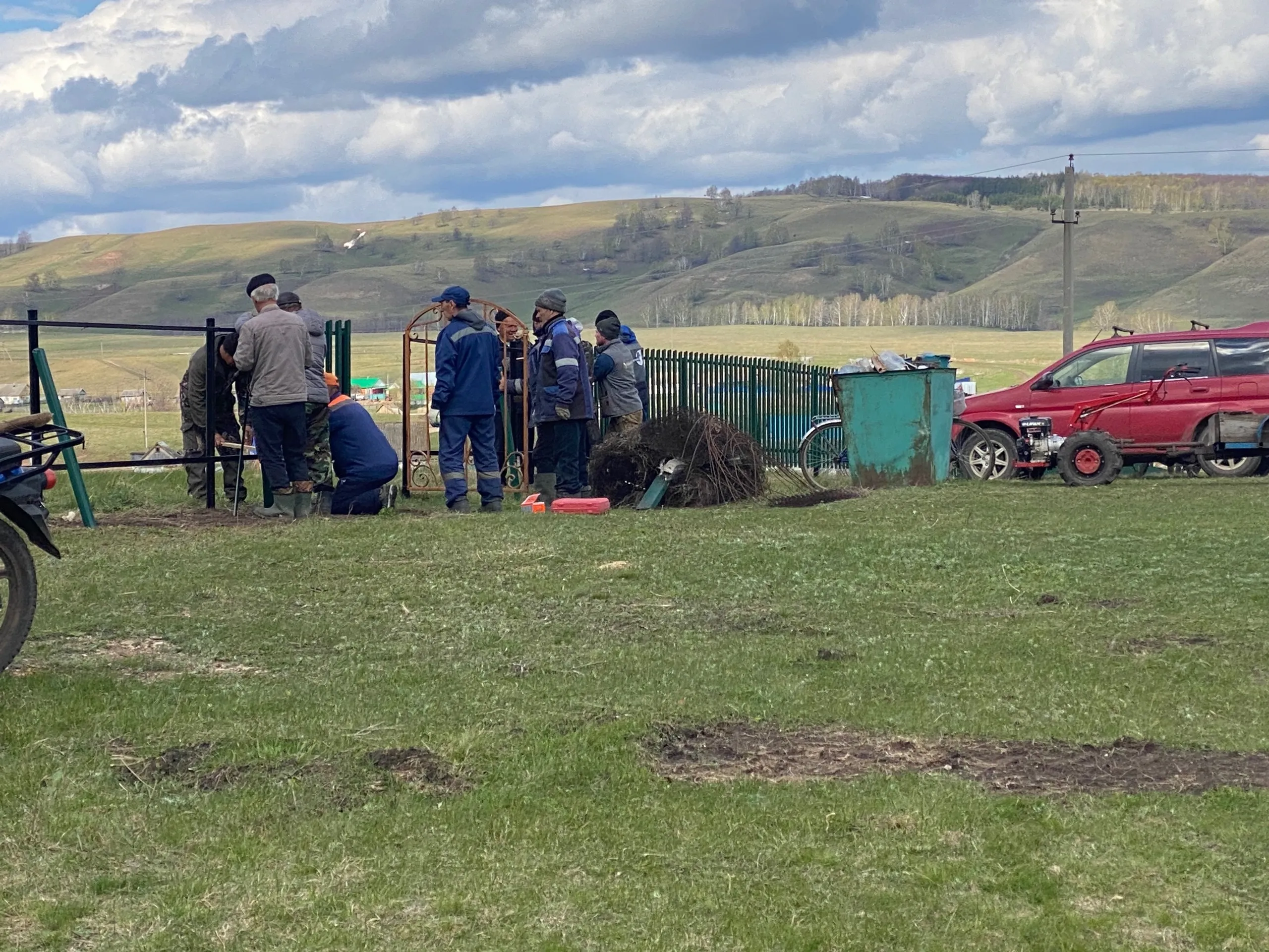 Жители села Курятмасово объединились для благого дела