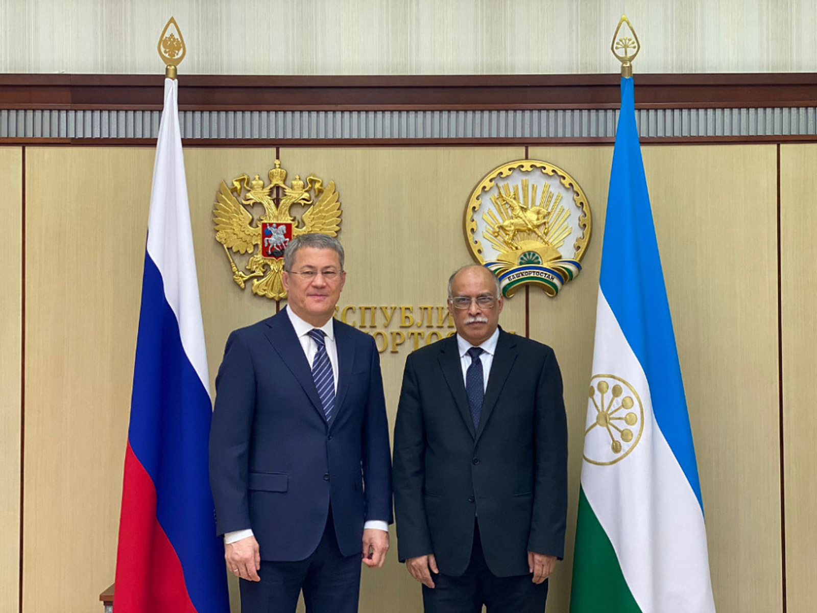 Радий Хабиров встретился с Послом Республики Бангладеш в России