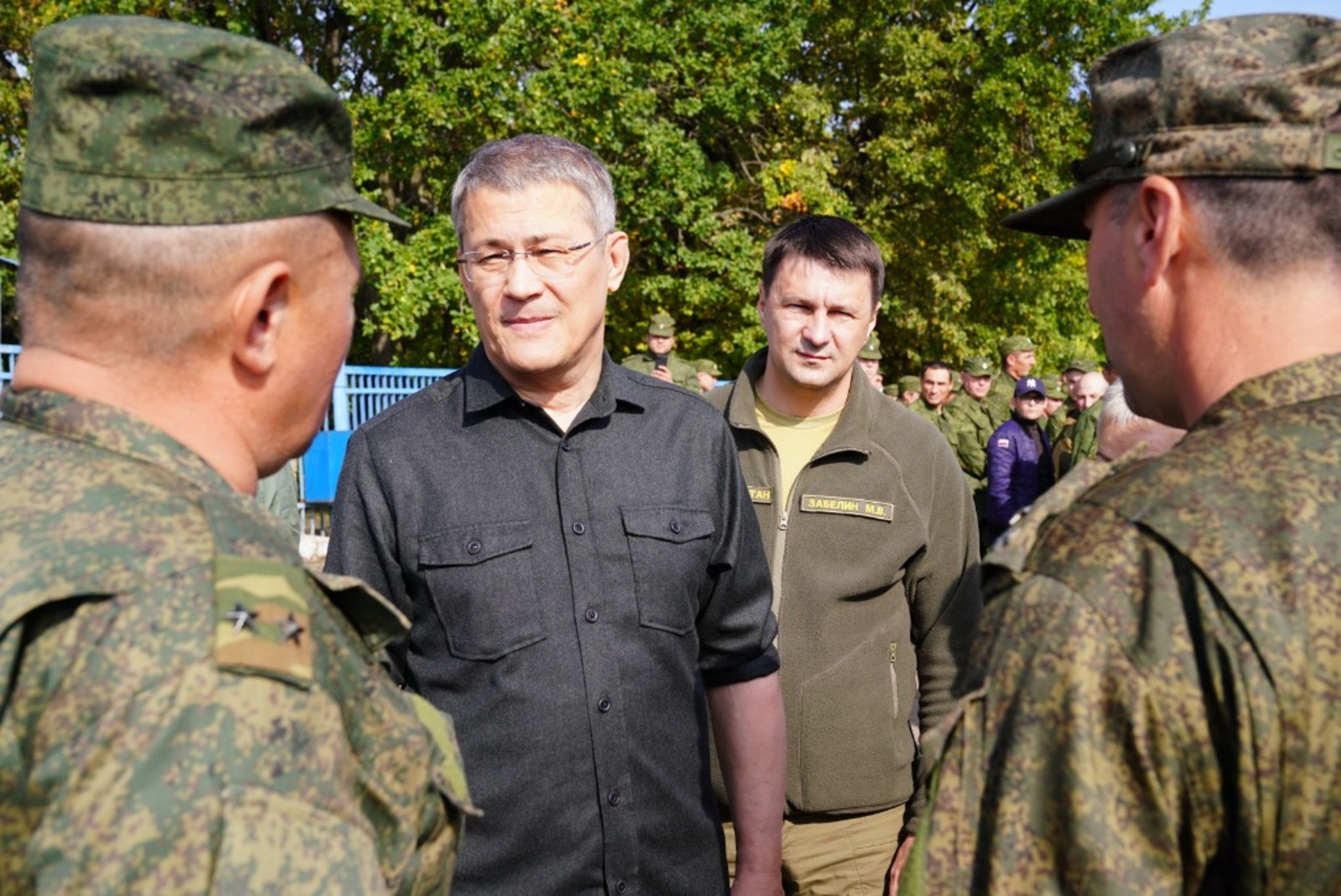 Радий Хабиров посетил место боевого слаживания наших земляков в Саратовской области