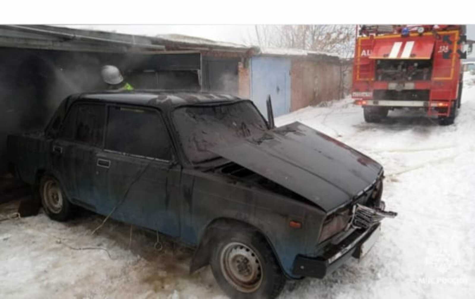 В Башкирии мужчина погиб в горящем гараже