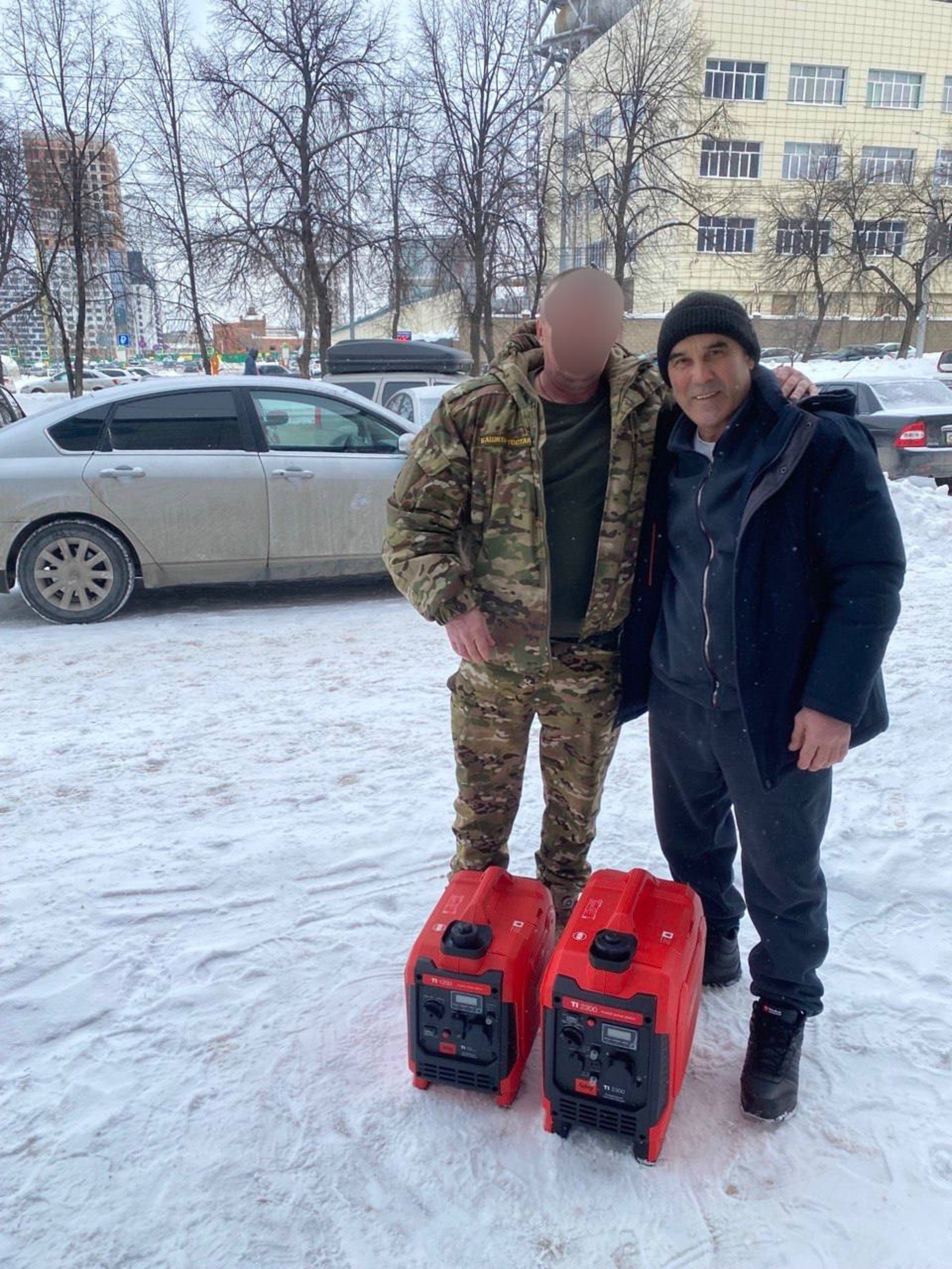 Жители села Микяшево  поддержали бойца-односельчанина