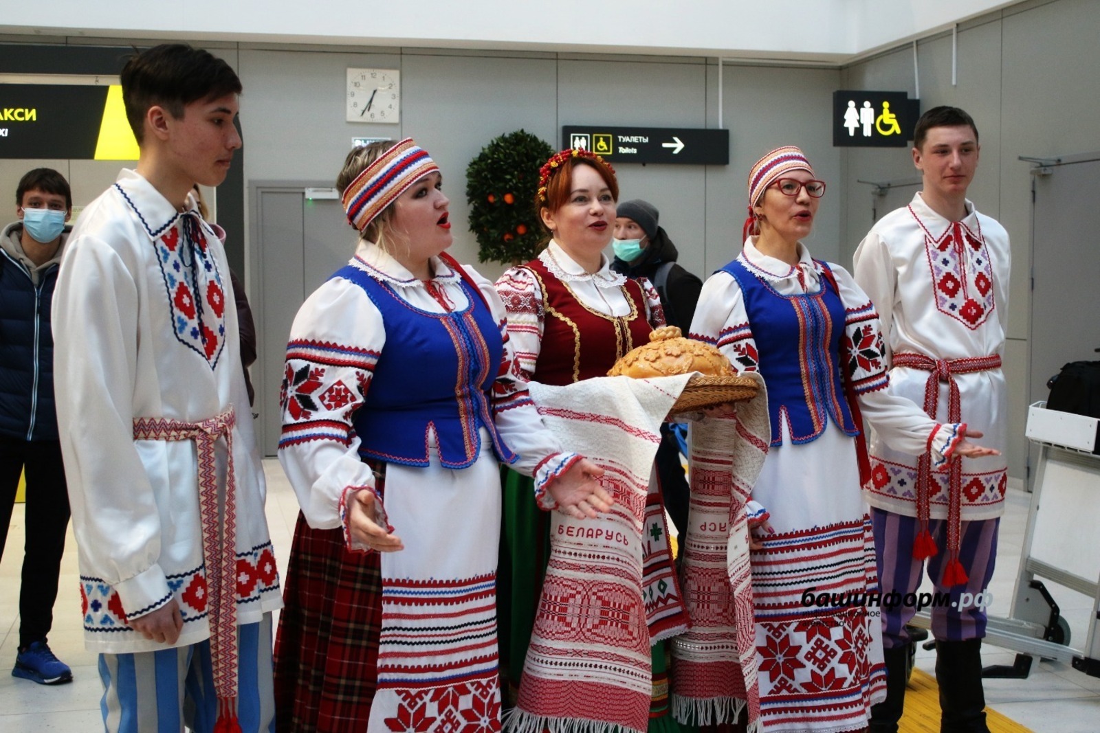 В Уфе приветствовали белорусских биатлонистов