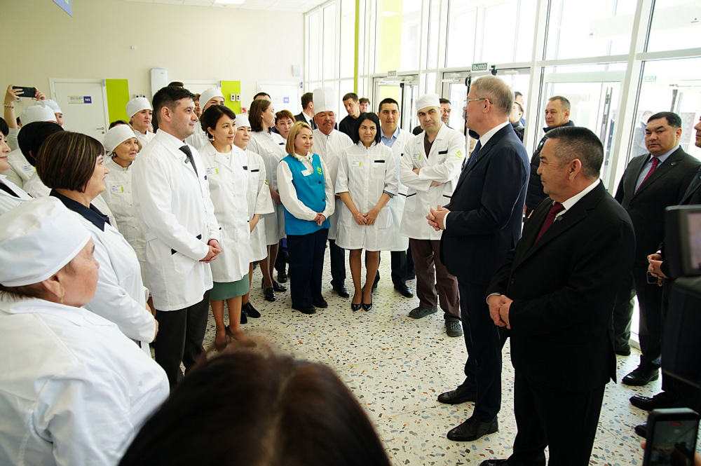 В Абзелиловском районе Башкирии открыли новую детскую поликлинику