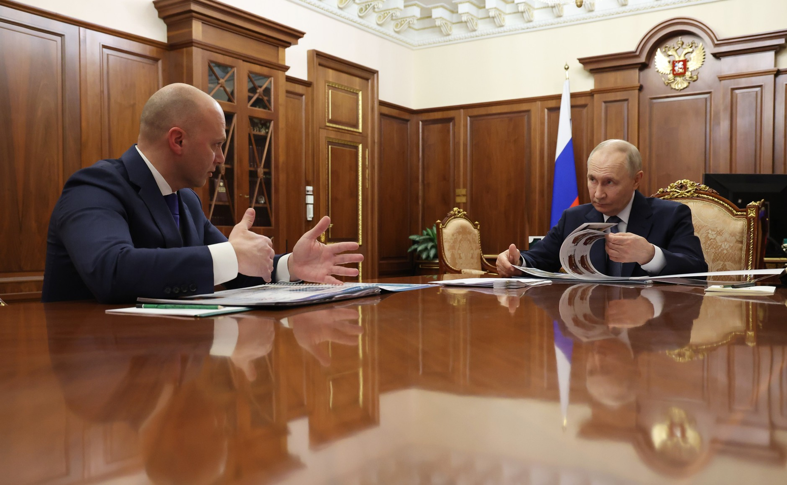 Путин встретился с губернатором Калининградской области