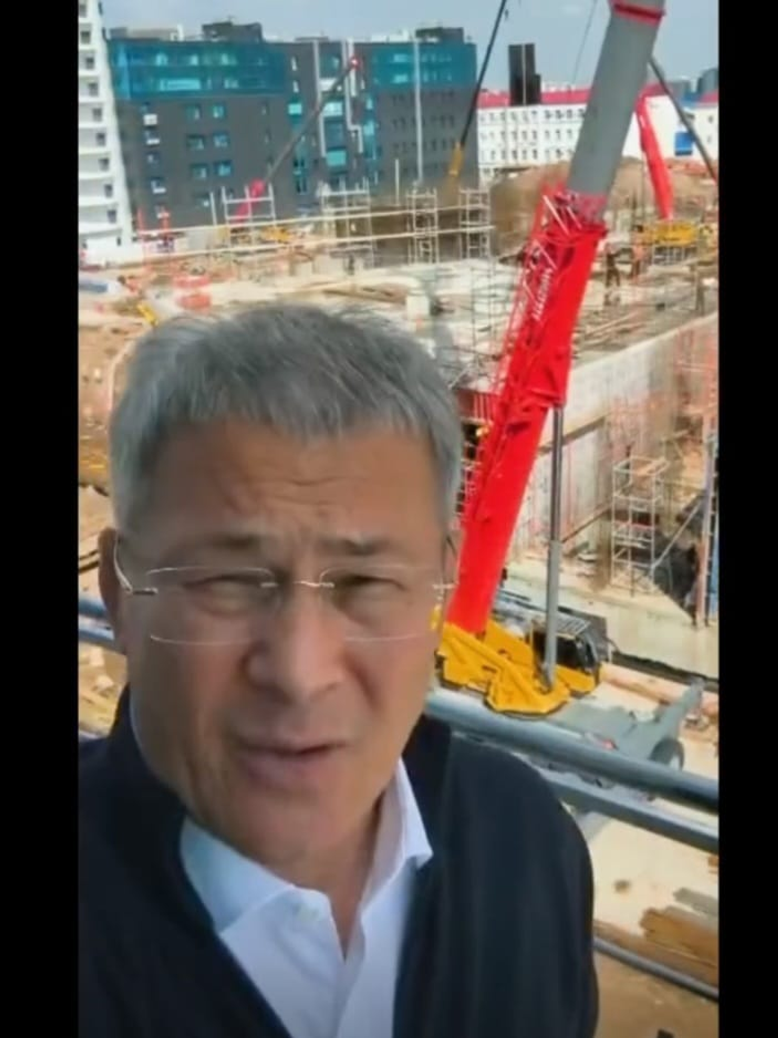 Радий Хабиров побывал на стройплощадке Межвузовского кампуса Уфы