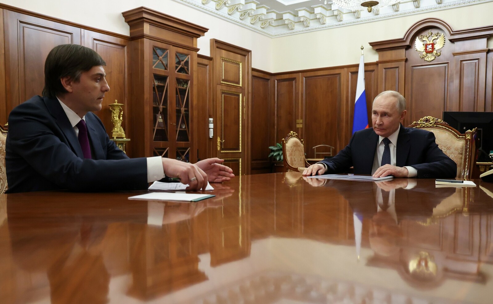 Президент принял в Кремле Министра просвещения Сергея Кравцова