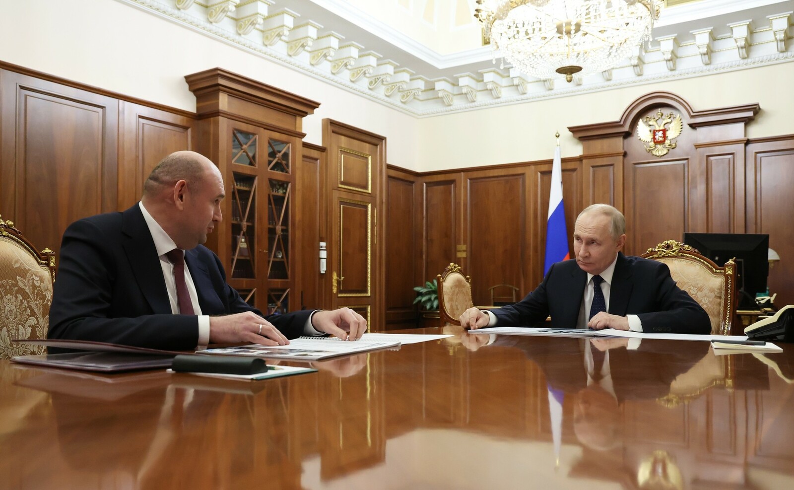 Путин встретился с губернатором Оренбургской области