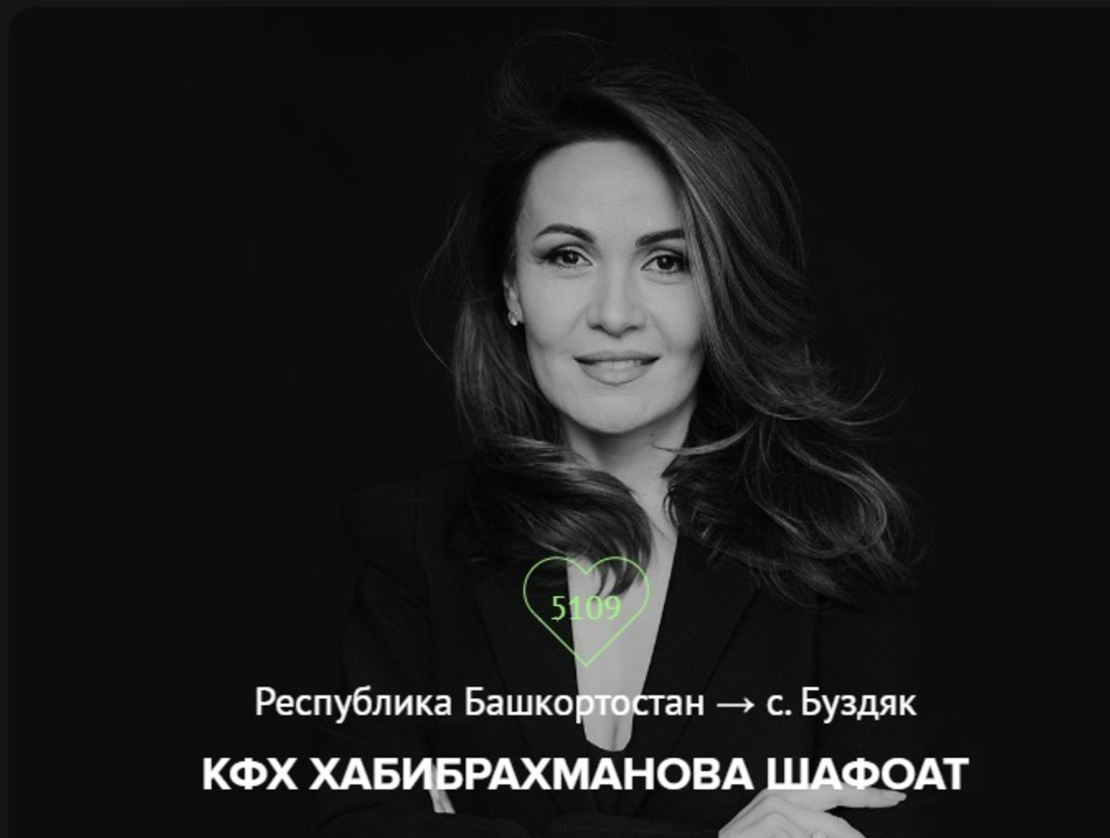 Девушка из Башкирии может стать одним из «25 легендарных фермеров» России