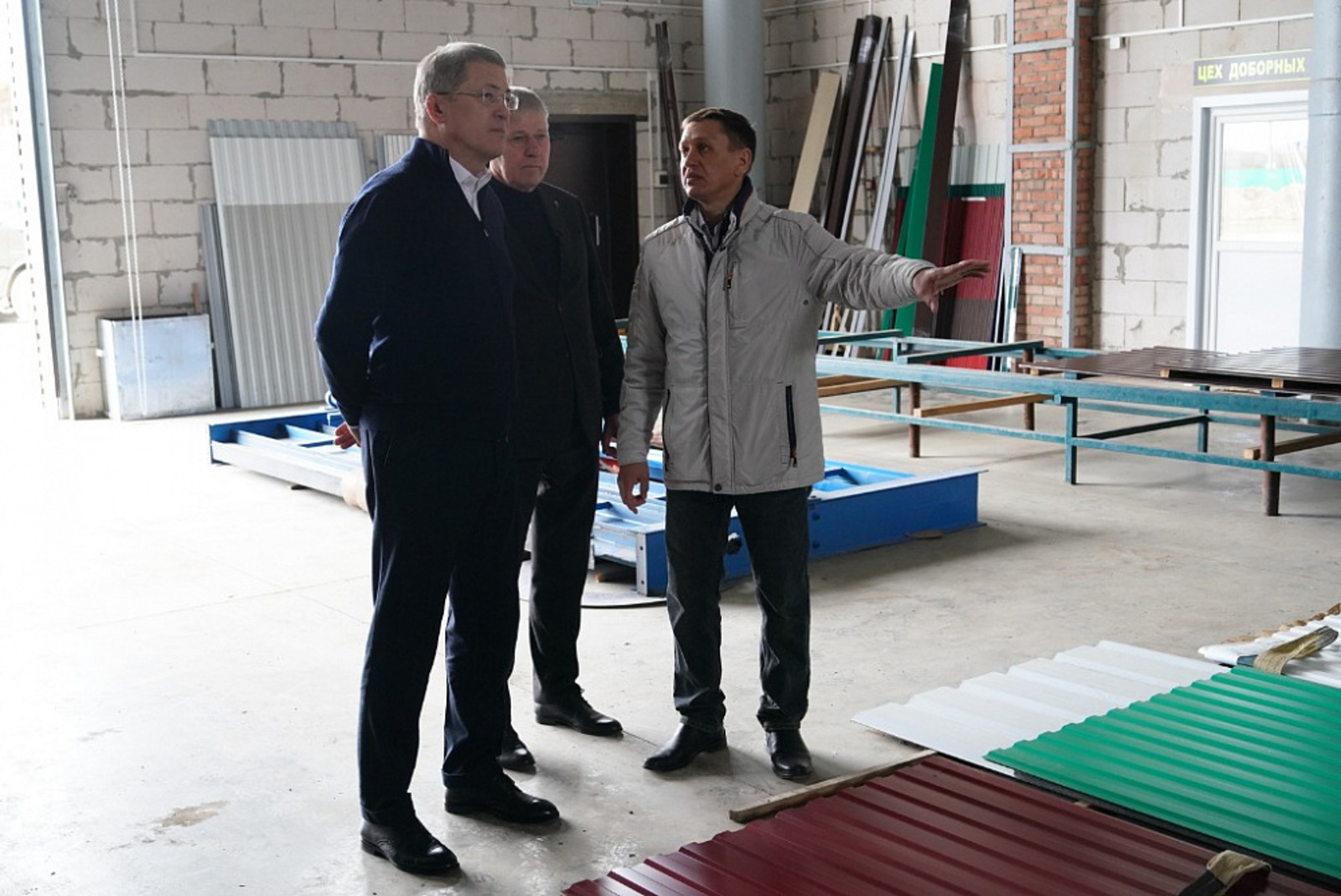 Глава Башкирии посетил производственную площадку Миякинской строительной компании
