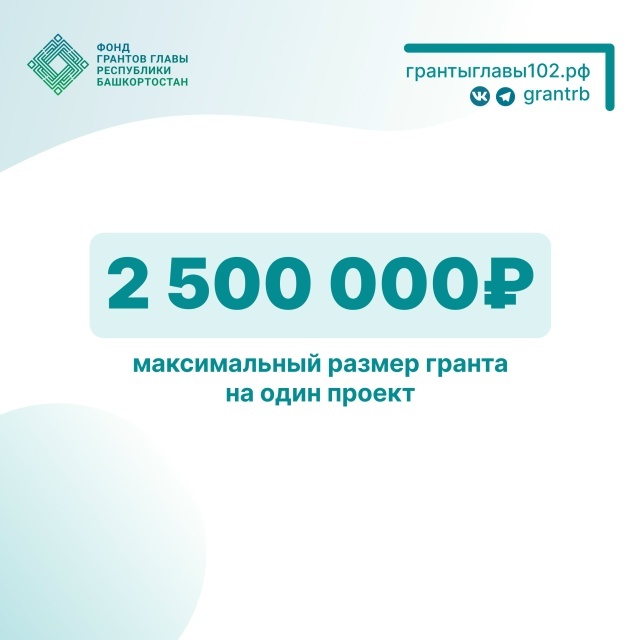 В Башкирии принимают заявки на участие в конкурсе грантов Главы РБ для НКО