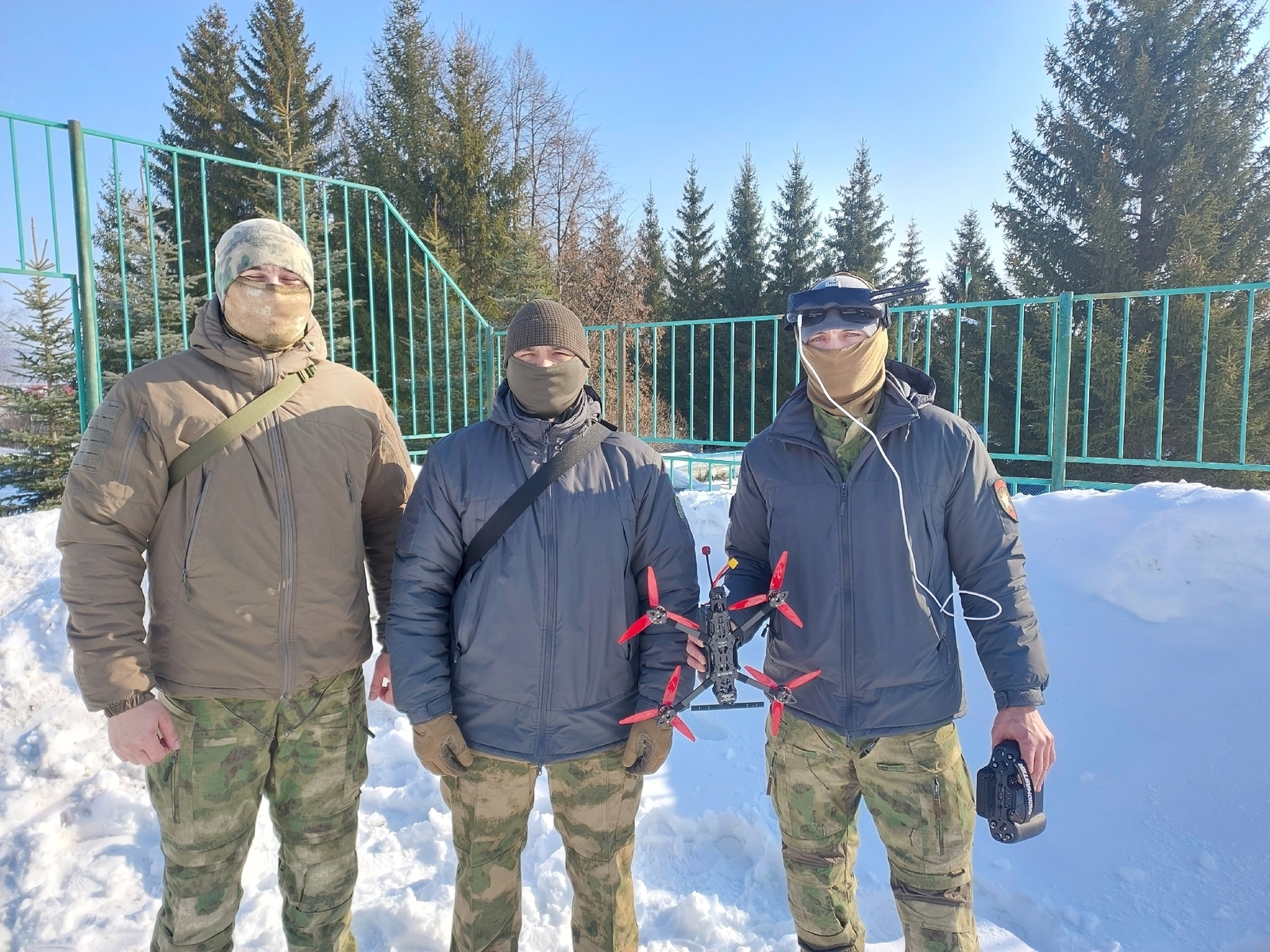 Бойцы из Башкирии используют ударные и разведывательные дроны