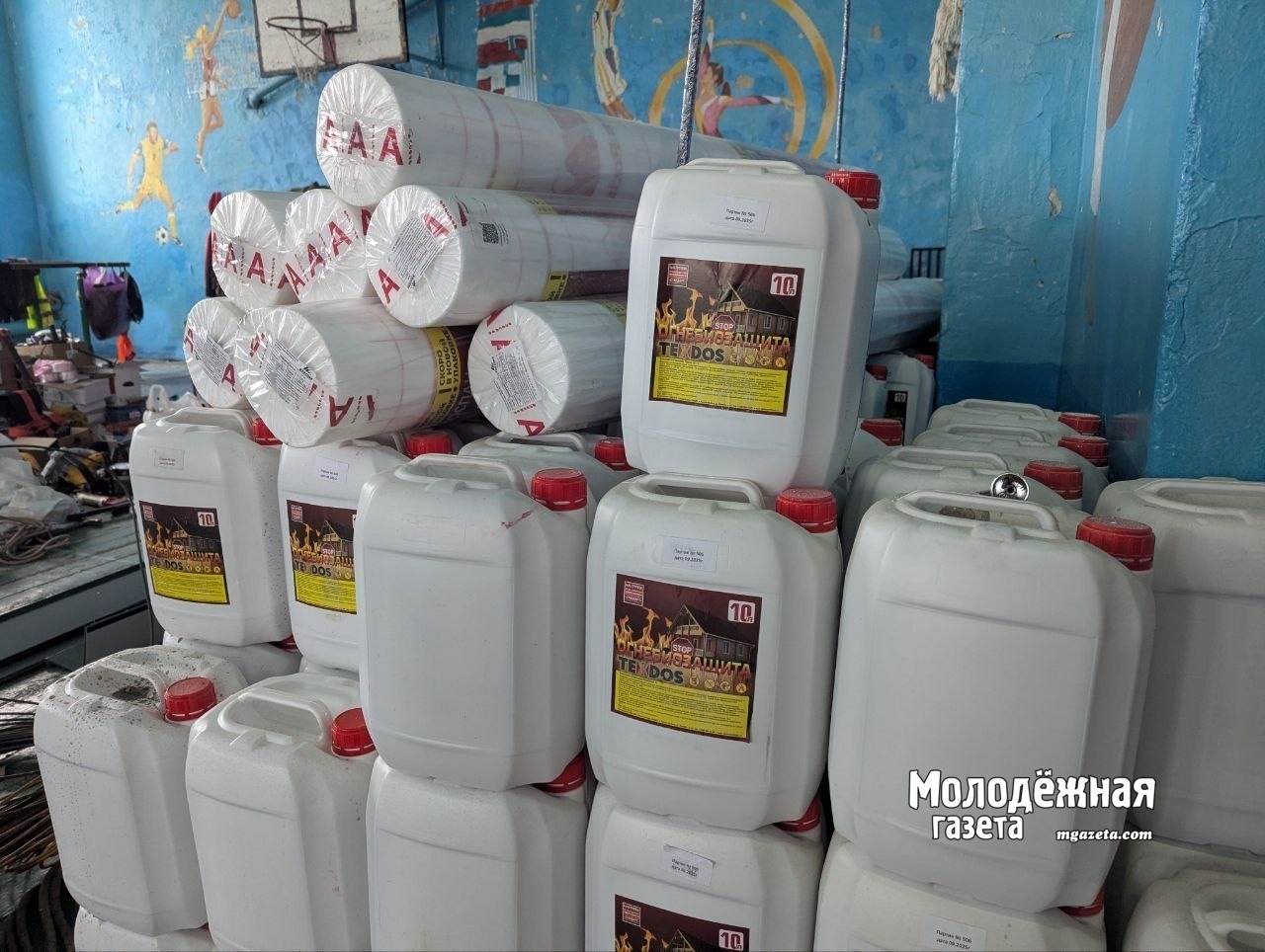 Строители из Башкирии ремонтируют Софиевскую школу ЛНР