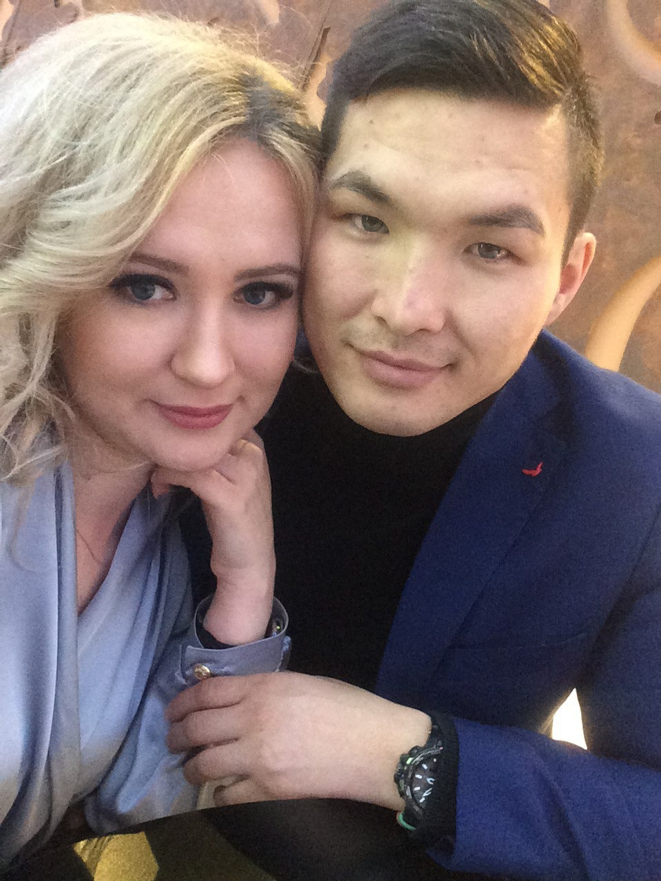 Эрик Фатиев с супругой.