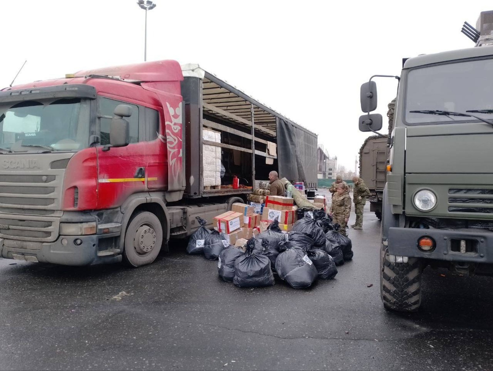 Бойцам из Башкирии доставили на передовую большой объём гуманитарки