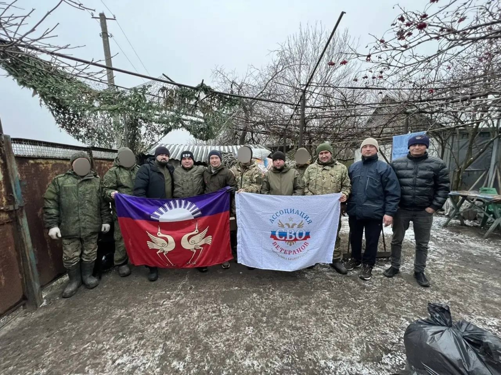 Бойцам из Башкирии доставили на передовую большой объём гуманитарки