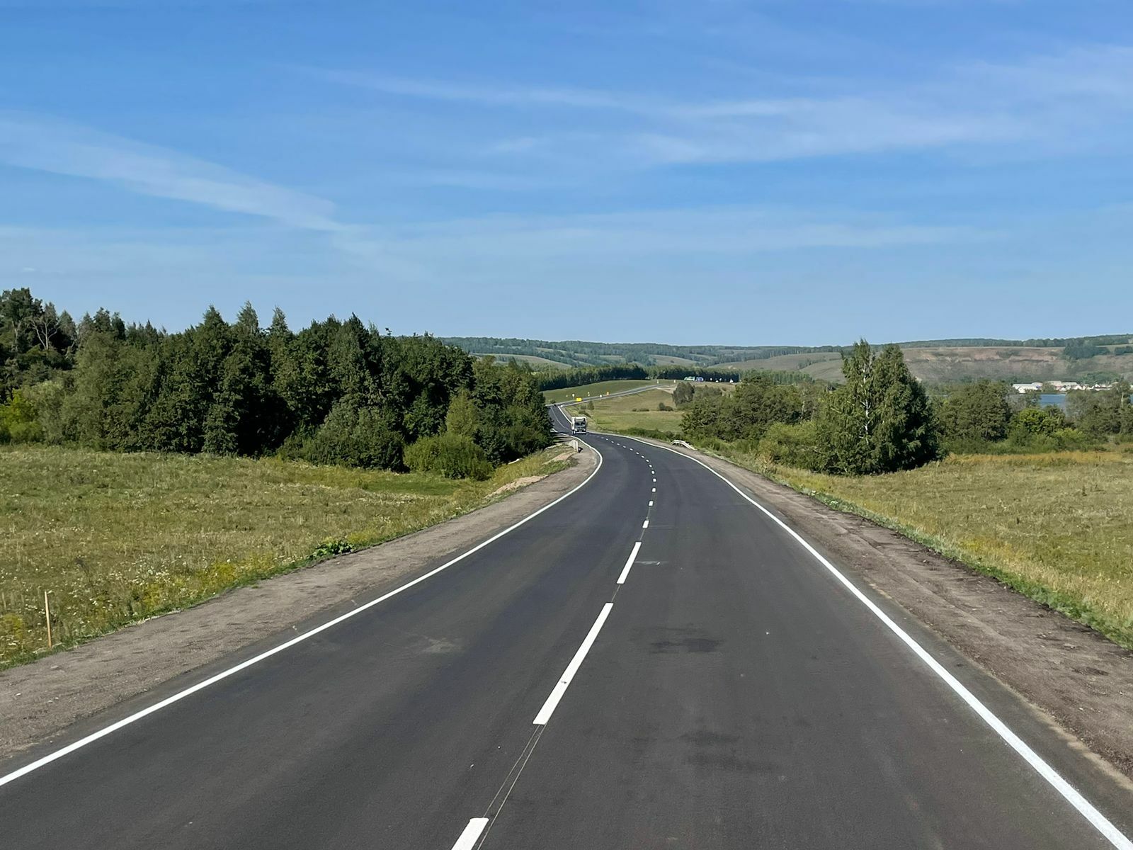 В Башкортостане отремонтировали пять участков дороги М-5 «Урал» - Чишмы - Аксеново - Киргиз-Мияки в рамках нацпроекта «Безопасные качественные дороги»