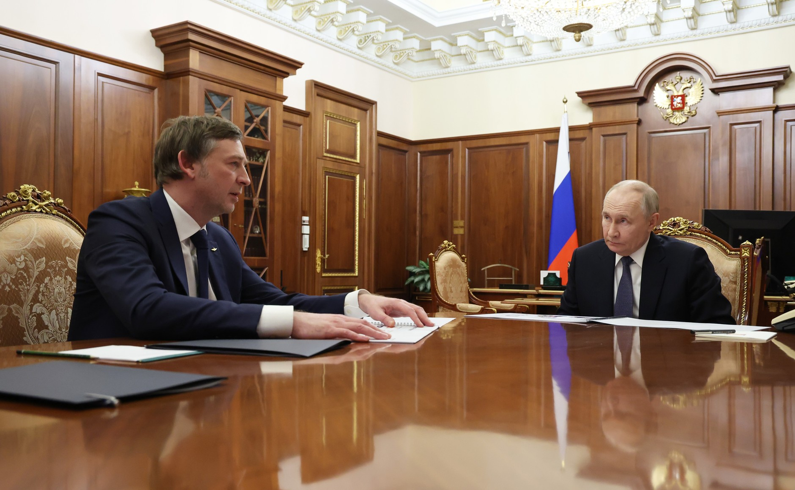 Путин встретился с главой компании «Аэрофлот»