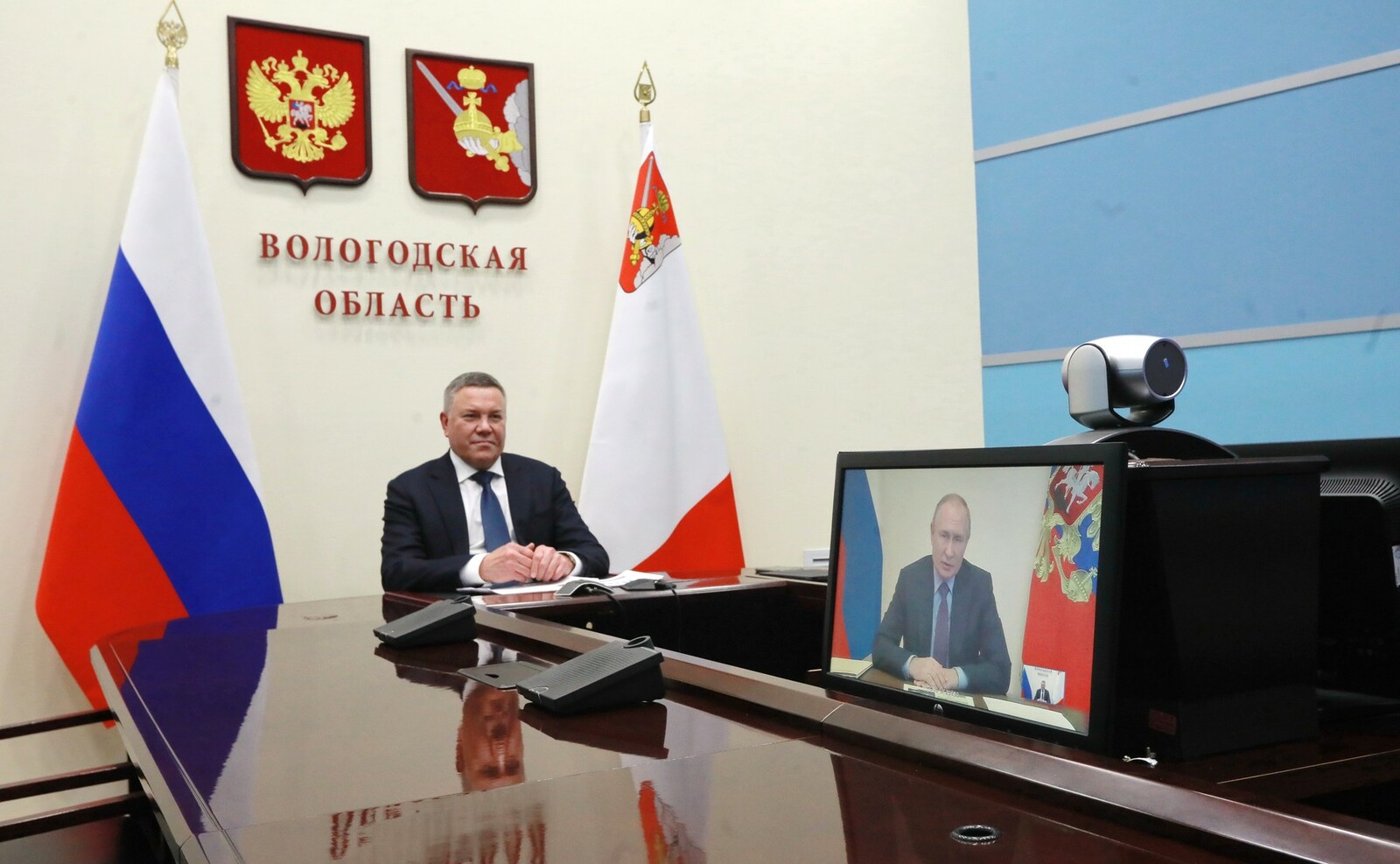 Встреча с главой Вологодской области Олегом Кувшинниковым