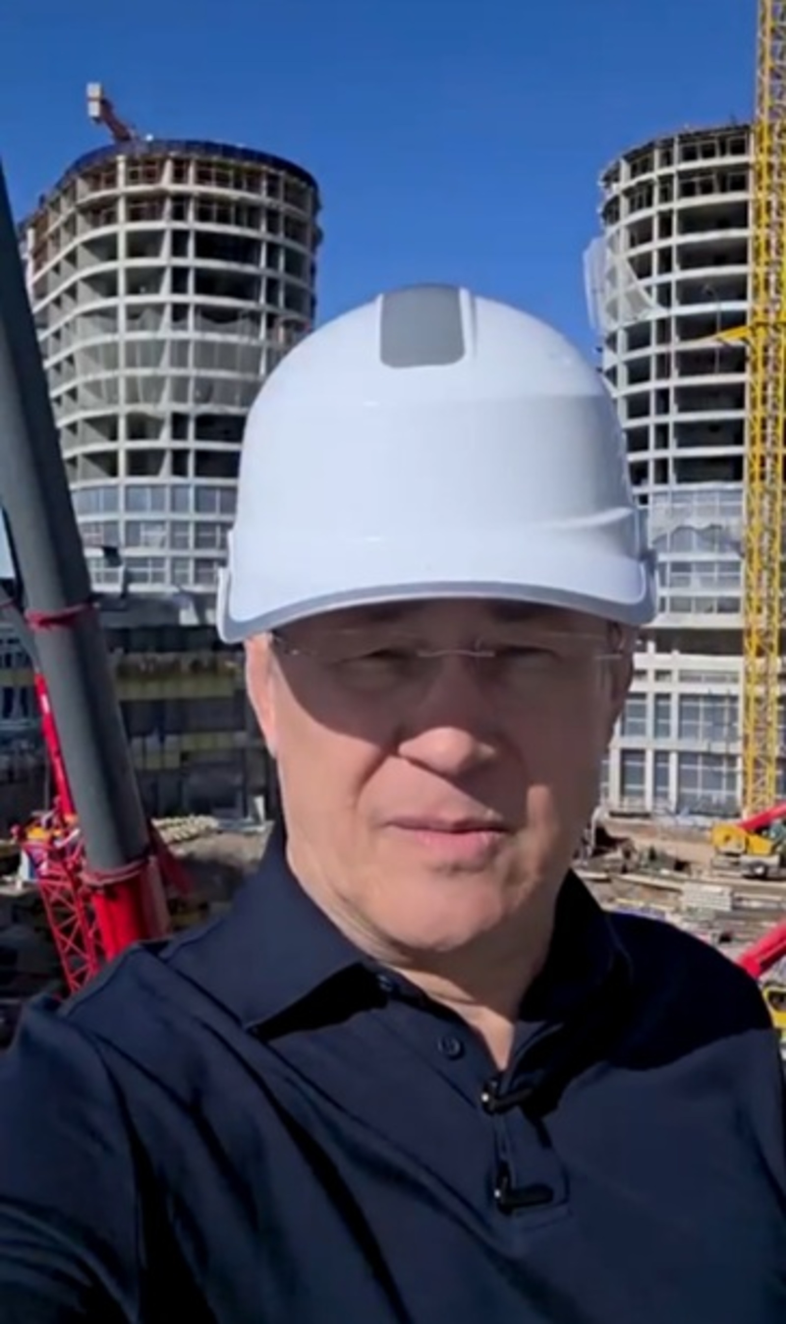 Радий Хабиров показал как идет строительство Межвузовского студенческого кампуса