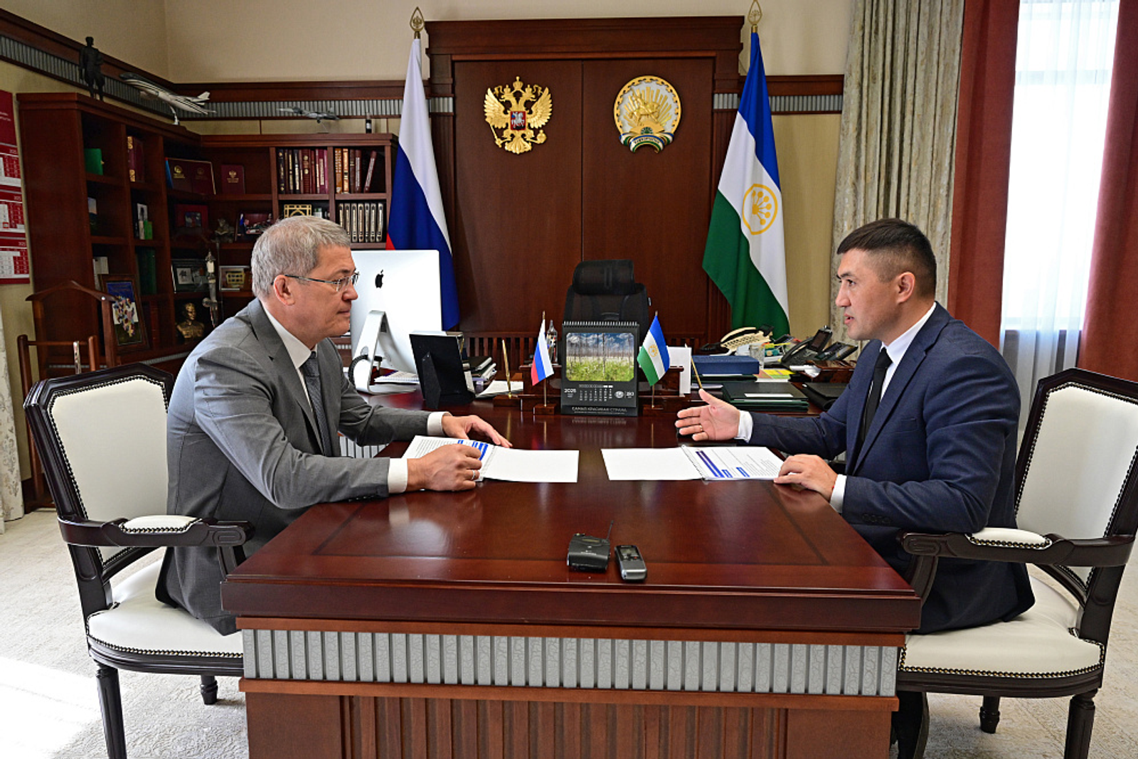 Хабиров встретился с региональным председателем  Ассоциации ветеранов СВО