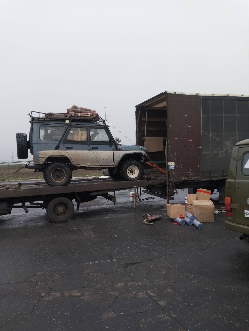 Бойцам из Башкирии доставили на передовую большой объём гуманитарки