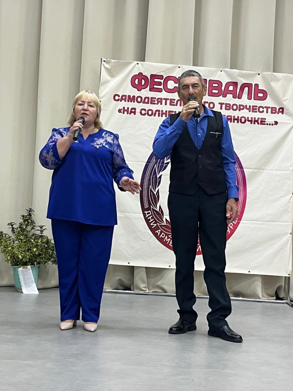 В селе Курятмасово спели «Песни Победы»