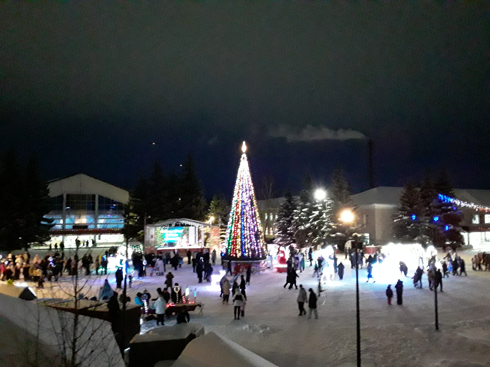 В Давлеканово отрыли главную ёлку района