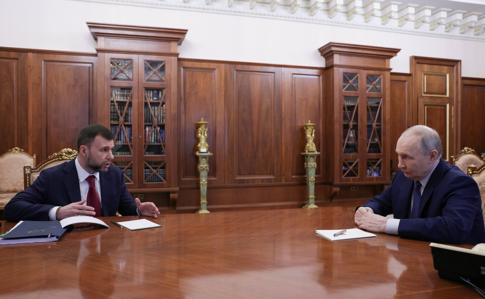 Путин встретился с Денисом Пушилиным