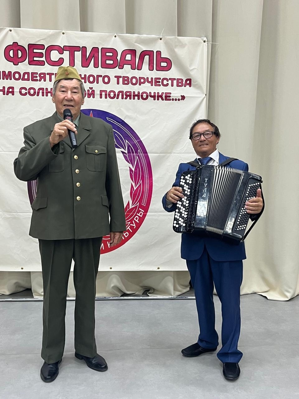 В селе Курятмасово спели «Песни Победы»