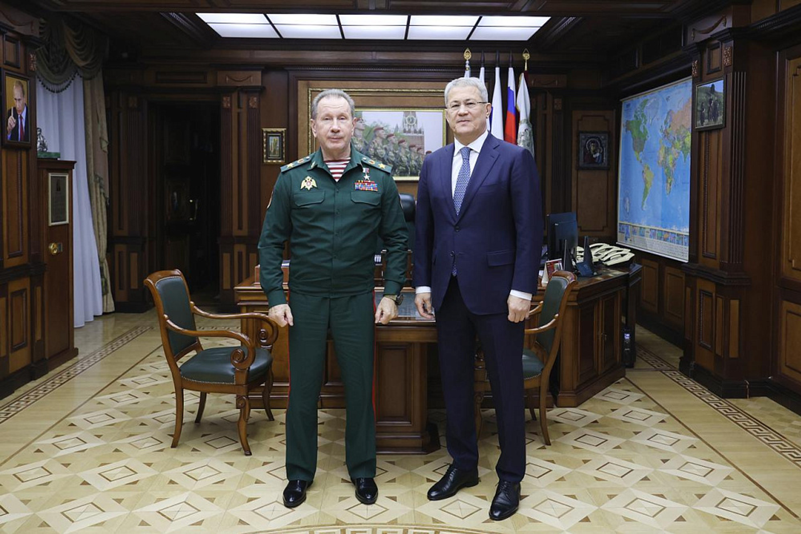 Глава Башкирии встретился с директором Росгвардии Виктором Золотовым