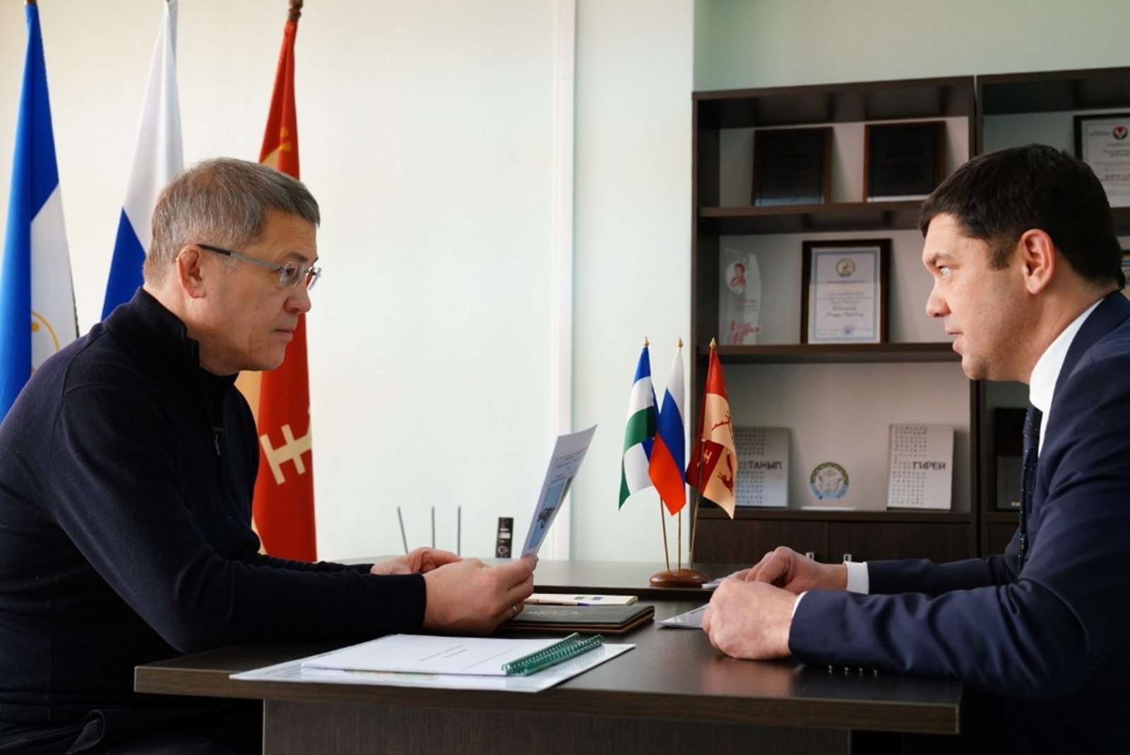 Встреча с главой Татышлинского района Фануром Шайхисламовым