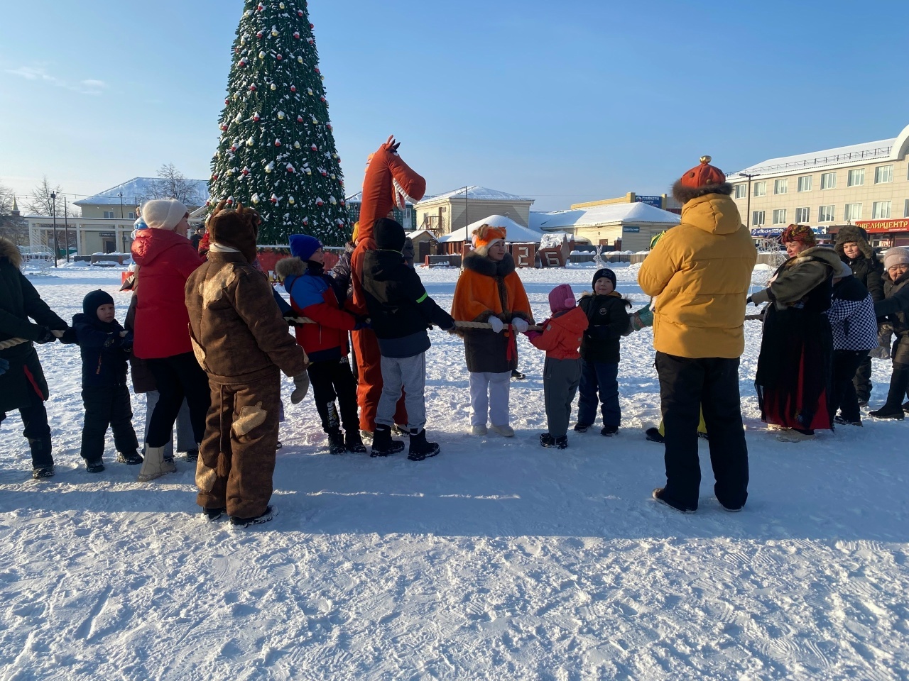 В Давлеканово прошли Рождественские гулянья