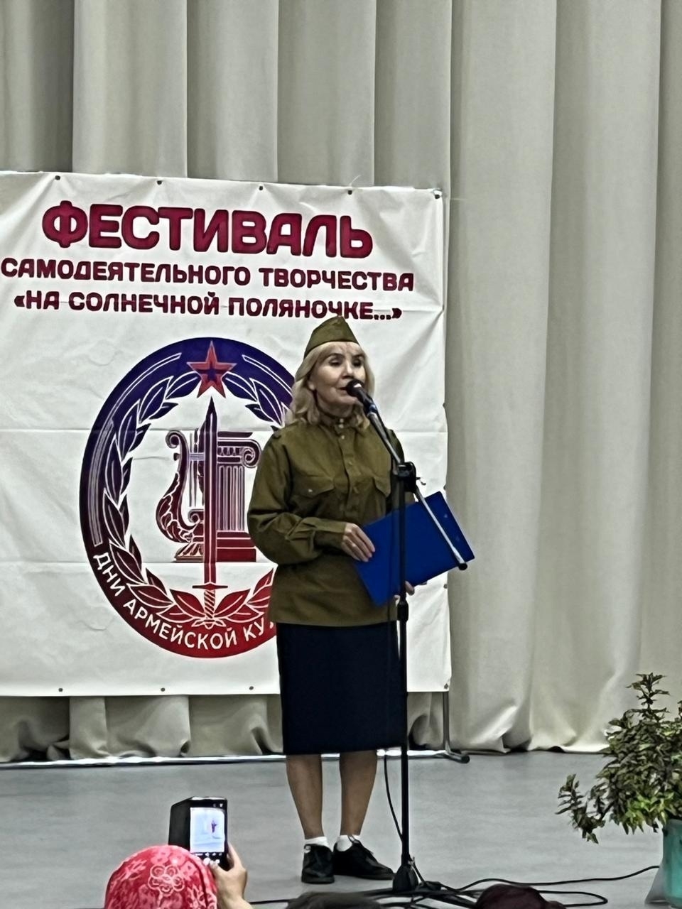 В селе Курятмасово спели «Песни Победы»